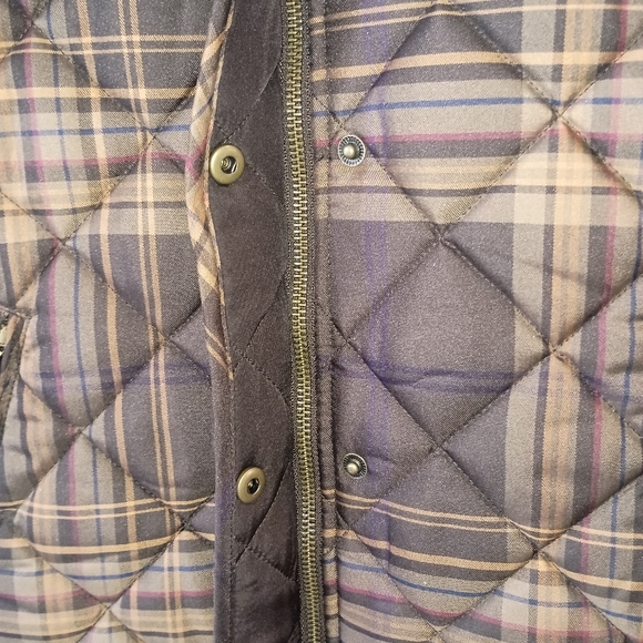 Lauren Quilted Plaid Vest Ladies L - Picture 6 of 12